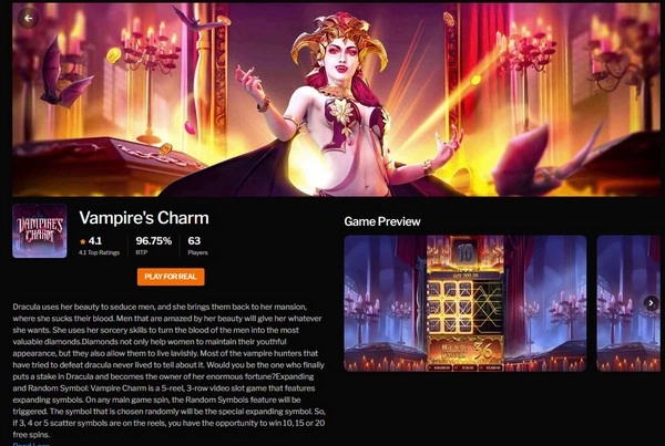 Vampire’s Charm – Embrace the Allure and Win Big